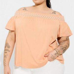 NWT Torrid Modal Off Shoulder Top
